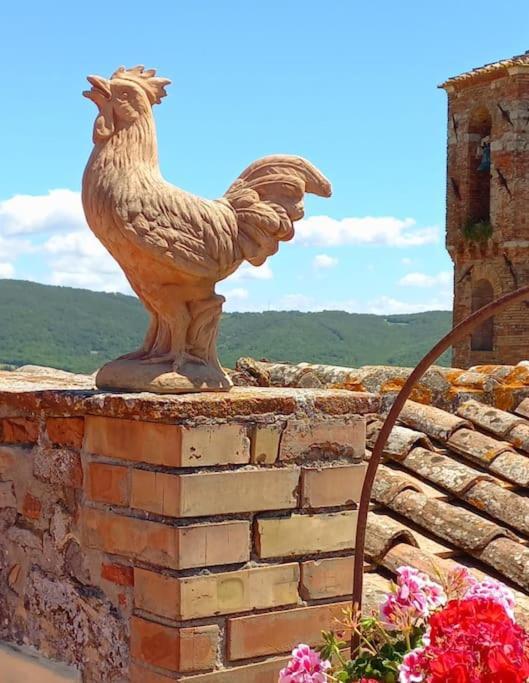La Casa Del Gallo Radicondoli Luaran gambar